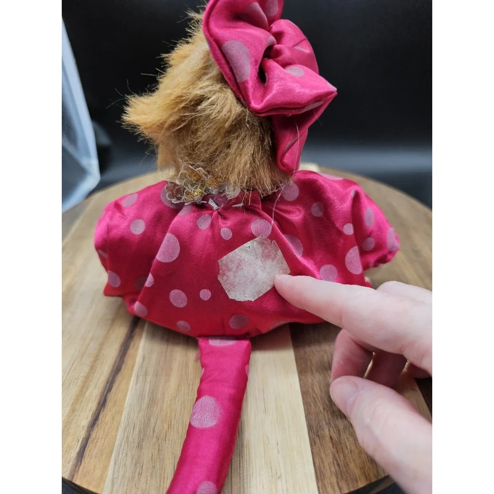 Vintage Porcelain Face & Cloth Cat Doll Read DESCRIPTION‎